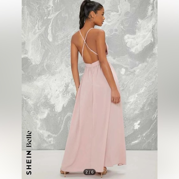 NWOT Pink Formal Dress - Picture 2 of 2